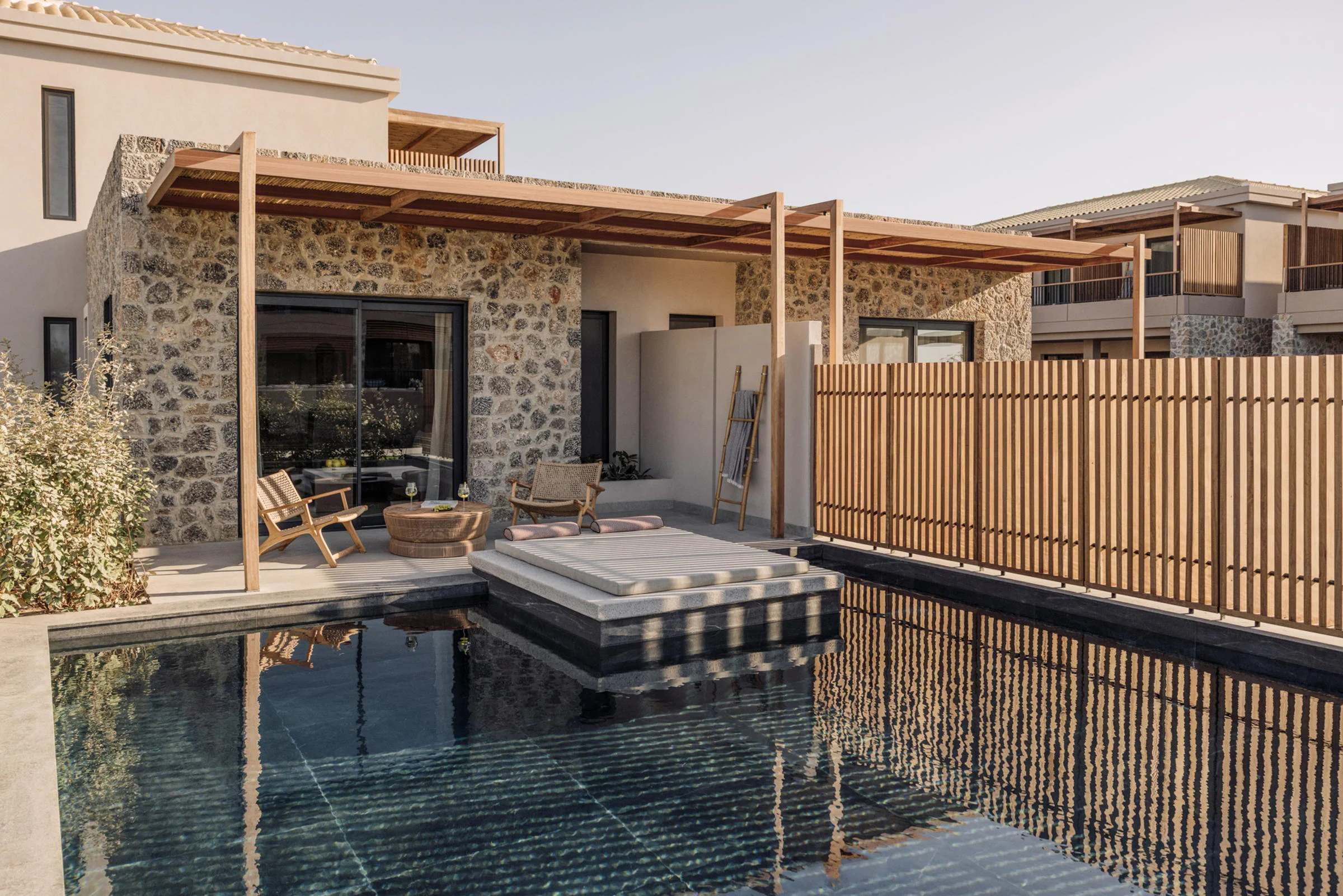 Junior suite with a private pool