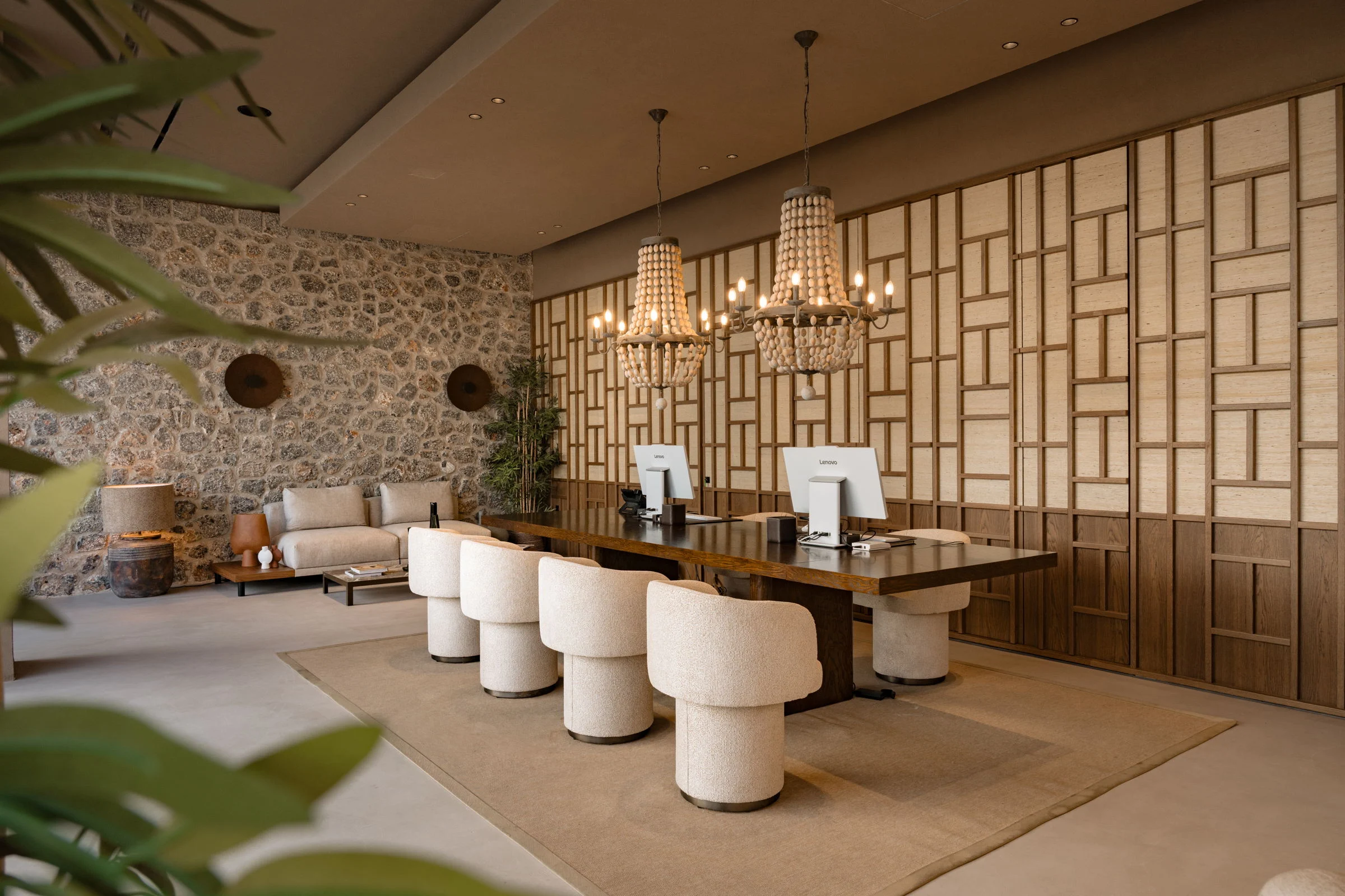 The reception lounge